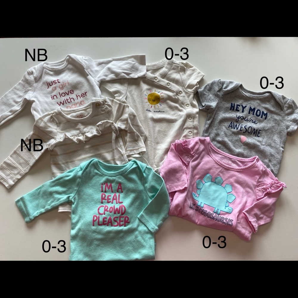 Bundle of 6 Onesies